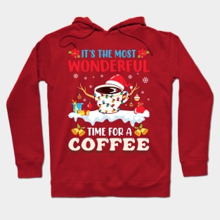 it's the most wonderful time for a coffee christmas Hoodie